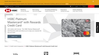 Platinum Rewards Credit Card - HSBC Bank USA