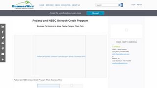 Petland and HSBC Unleash Credit Program | Business Wire