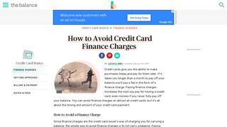 How to Avoid a Finance Charge on Your Credit Card - The Balance