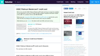 HSBC Platinum Mastercard credit card Reviews - WalletHub