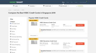 Best HSBC Credit Cards Singapore 2019 Comparison | MoneySmart.sg