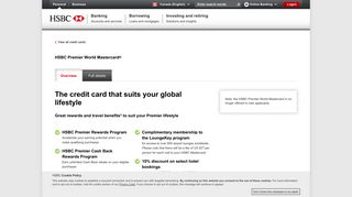 HSBC Premier | World MasterCard | HSBC Canada