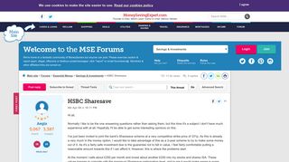 HSBC Sharesave - MoneySavingExpert.com Forums