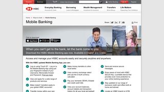 Mobile banking | HSBC UAE