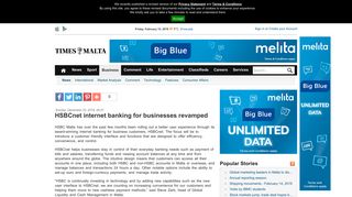 HSBCnet internet banking for businesses revamped - Times of Malta