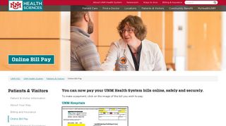 Online Bill Pay :: UNM Health System | The University of New Mexico