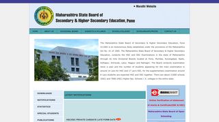 Maharashtra State Board of Secondary and Higher Secondary ...
