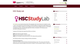 HSC Study Lab OpenMQ