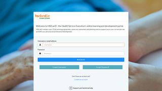 HSELanD - eLearning resources for Irish Health and Social Care Staff ...