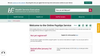 Welcome to the Online Payslips Service - HSE.ie