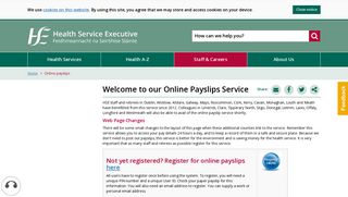 Welcome to our Online Payslips Service - HSE.ie