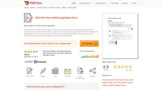 Hse Online Payslips - Fill Online, Printable, Fillable, Blank | PDFfiller