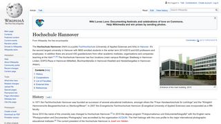 Hochschule Hannover - Wikipedia