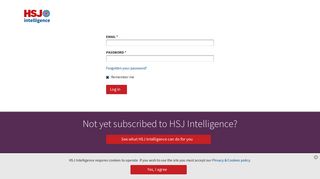 Sign in - HSJ Intelligence