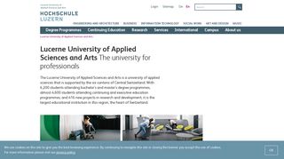 Lucerne University of Applied Sciences and Arts - Hochschule Luzern