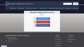 Login - Abington Heights School District