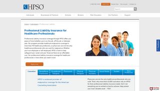 Professional Liability - HPSO