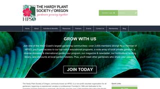 The Hardy Plant Society of Oregon - Home Page