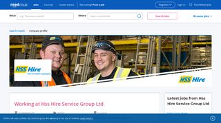 Working at Hss Hire Service Group Ltd | reed.co.uk