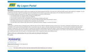 My Logon - HSS My Logon Portal - HSS Hire