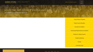 Harris-Stowe State University: Online Degree Programs eLearning Login