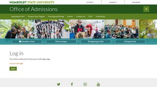 Log in | Office of Admissions