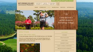 Golf Pages Archive - Hot Springs Village Property Owner's ...