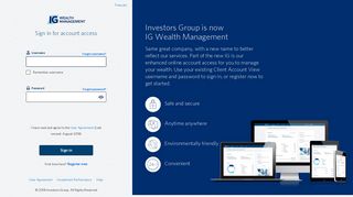 Investors Group | Sign in