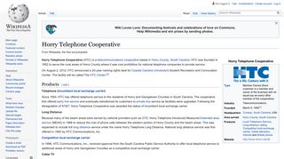 Horry Telephone Cooperative - Wikipedia