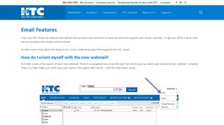 HTC Webmail Features | HTC Inc.