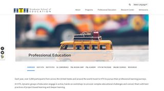 Professional Education – High Tech High Graduate School of Education