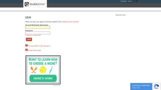 Login - - ClickBank