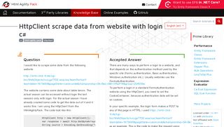 HttpClient scrape data from website with login c# - Html Agility pack