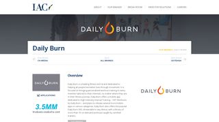 DailyBurn.com - An IAC Brand