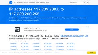 117.239.200 - bsnl.in - India - Bharat Sanchar Nigam Ltd - Search IP ...
