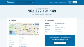 162.222.191.149 IP Address Details - IPinfo IP Address Geolocation API