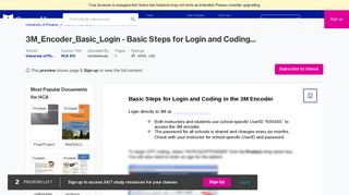 3M_Encoder_Basic_Login - Basic Steps for Login and Coding in the ...