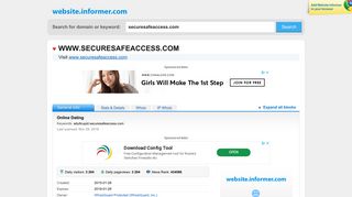 securesafeaccess.com at WI. Online Dating - Website Informer