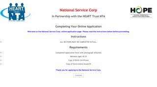 apply online - HEART Trust/NTA