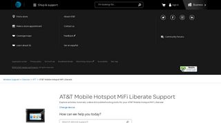 AT&T Mobile Hotspot MiFi Liberate Support & How-To Guides - AT&T