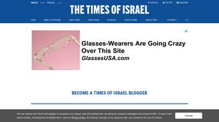 Become a Times of Israel blogger | The Times of Israel