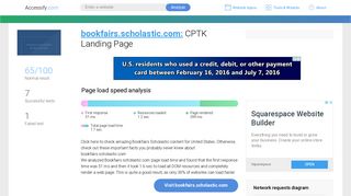 Access bookfairs.scholastic.com. CPTK Landing Page
