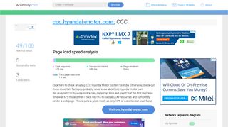 Access ccc.hyundai-motor.com. CCC