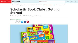 Scholastic Book Clubs: Getting Started | Scholastic | Parents