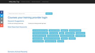Courses your training provider login Search - InfoLinks.Top