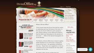 Divine Office – Liturgy of the Hours of the Roman Catholic Church ...