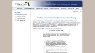 Proposed Revised DOEA 701B Comprehensive Assessment Instrument
