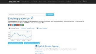 Emailmg.ipage.com | Check Site Links | Back Links | Email Contact ...