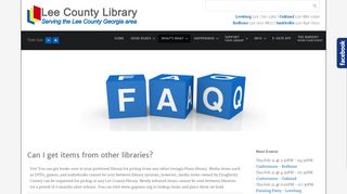 FAQ - Lee County Library System