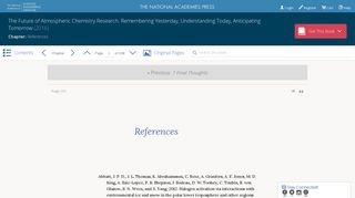 References | The Future of Atmospheric Chemistry Research ...